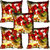 meSleep Flower Digital printed Cushion Cover (16x16)