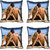 meSleep Couple Digital printed Cushion Cover (16x16)