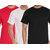 Combo Pack Of 3 T-Shirt (Red, Black, White) @499