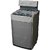 Grey Pvc Top Load Washing Machine Cover