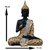 TIED RIBBONS Buddha Sitting(20 cm x 15 cm,FGolden)
