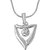 Surat Diamond Gift of Spring 925 Silver Real Diamond Pendant with 18