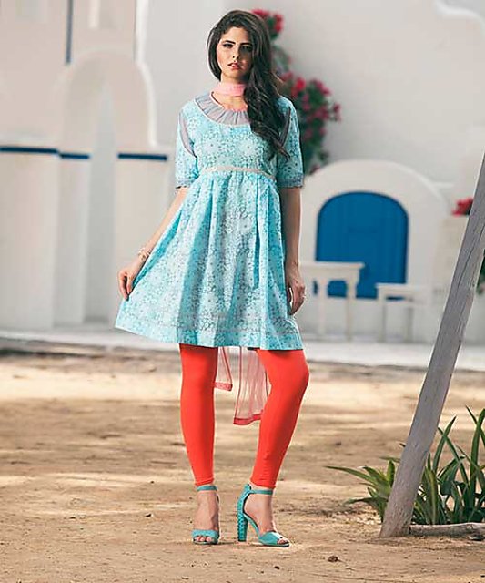 Buy Jaipur Kurti Off White Regular Fit Leggings for Women Online @ Tata CLiQ-megaelearning.vn