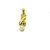 Estelle Alloy & Cubic Zirconia & Pearls Golden Pendant Only (646ESPD)