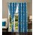 K Décor Beautiful Design Polyester Long Door Curtain - Set of 3