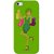 Kasemantra Shopaholic Girl In Dark Green Case For Apple Iphone 5-5S