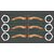 JBB snooker plastic railing set of 6 pcs