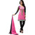 Sinina Pink Color Designer Embroidered Cotton Unstitched Dress Material
