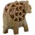 Freshings Gaurara Carved Trunk Up Elephant (F-GE-2)