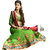Melluha Green Net Embroidered Booti And Border Work Lehenga With Chiffon Dupatta ML-0232