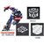 	 Transformer Autobot 3D Chrome Badge Logo Sticker Bike Car Racing Optimus Prime