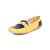 TEN Yellow Synthetic Leather Loafers TENLFLTHYLW03