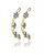 The Pari Gold Plated  Gold Cuff Earrings For Women
