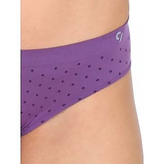 Channel Nine Seamless Purple Mid Brief Panty