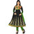 Smartindia  Black Jhilik Cotton Dress Material