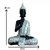 TIED RIBBONS Buddha Sitting(20 cm x 15 cm,Silver)