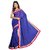 Silkbazar Pink Georgette Lace Saree With Blouse