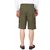 Hypernation Military Green Color Casual Three Fourth for Men