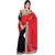 Florence Red  Black Russal Net Embroidered Saree (FL-10477)