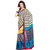 Aesha Multicolor Linen Printed Saree With Blouse