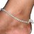 Beadworks Silver Plated Silver Alloy Anklets For Women