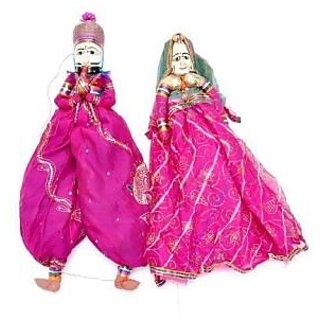 Satya Rajasthani Puppets (Kathputli)- 22cms