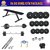 BRAND NEW 34 KG GB GYM PACKAGE WITH FLAT BENCH + 4RODS + ROPE + GLOVES + LOCK