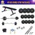 BRAND NEW 48 KG GB GYM PACKAGE WITH FLAT BENCH + 4RODS + ROPE + GLOVES + LOCK