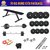 BRAND NEW 50 KG GB GYM PACKAGE WITH FLAT BENCH + 4RODS + ROPE + GLOVES + LOCK