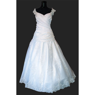 white gown dress with price