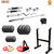 GB PRODUCT 100 KG HOME GYM PACK + 4RODS + ROD STAND + BAG + ROPE + GLOVE + LOCKS