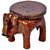 Bagru Crafts Designer Wooden Elephant Stool Handicraft Gift