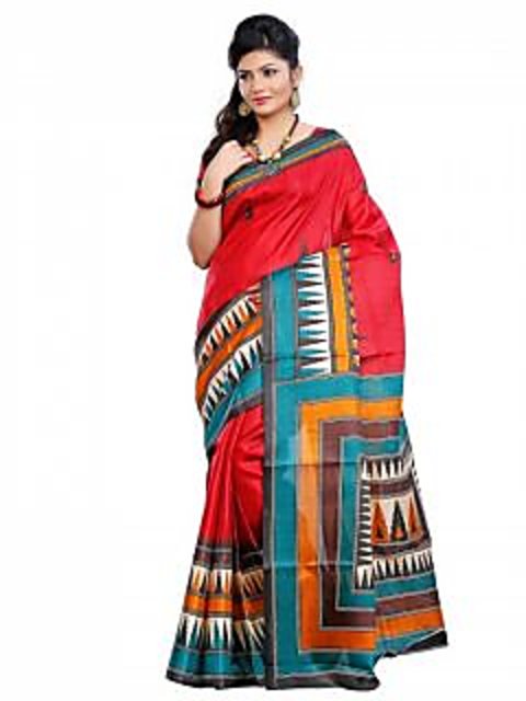 Buy Riti Riwaz Art Silk White Sarees Online @ Best Price In India |  Flipkart.com