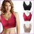 pack of 3 sports bra in attractive colour --- 0076