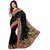 Trishana Fashions Sarees Chiffon Embroidered TFWE12107 Black