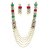Zaveri Pearls Gold Plated Multicolor Necklace Set For Women