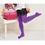 Winter Premium Brushed Fleece Lined Pantyhose Leggings Kids - Purple (2-4) Y