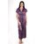 Klamotten Long Purple Satin Robe (YY128)