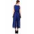 Raabta Fashion Blue Plain Maxi Dress For Women