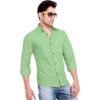 Green colour shirt piece Clearance