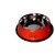 stainless steel stylish dog food bowl - RED 600 ML