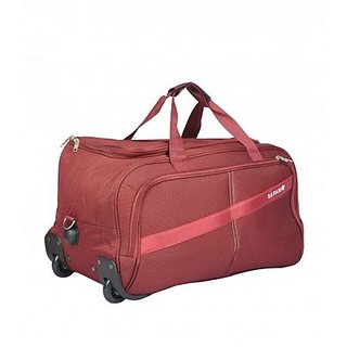 Safari Tridex 55Cms Red Duffle Trolly Bag