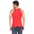 Zippy Men's Android Sleeveless Red Vest (Pack of 4)