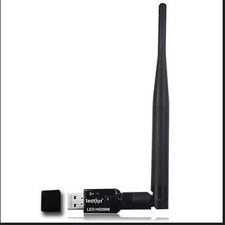 Leoxsys LEO-HG300N High gain Wireless Wifi USB adapterwith 3dbi External Antenna offer
