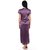 Klamotten Long Purple Satin Robe (YY128)