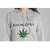 Campus Sutra Women's Grey Hooded Sweatshirt (Design 3)
