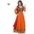 Akshara Orange Designer Anarkali Suits