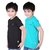 DONGLI SOLID BOY'S ROUND NECK T-SHIRT (PACK OF 2)DL450_TBLUE_BLACK