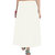 Odishabazaar White Saree Inskirt Petticoat Cotton - Free Size