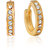 Mahi Gold Plated Fashion And You Earrings With Crystals